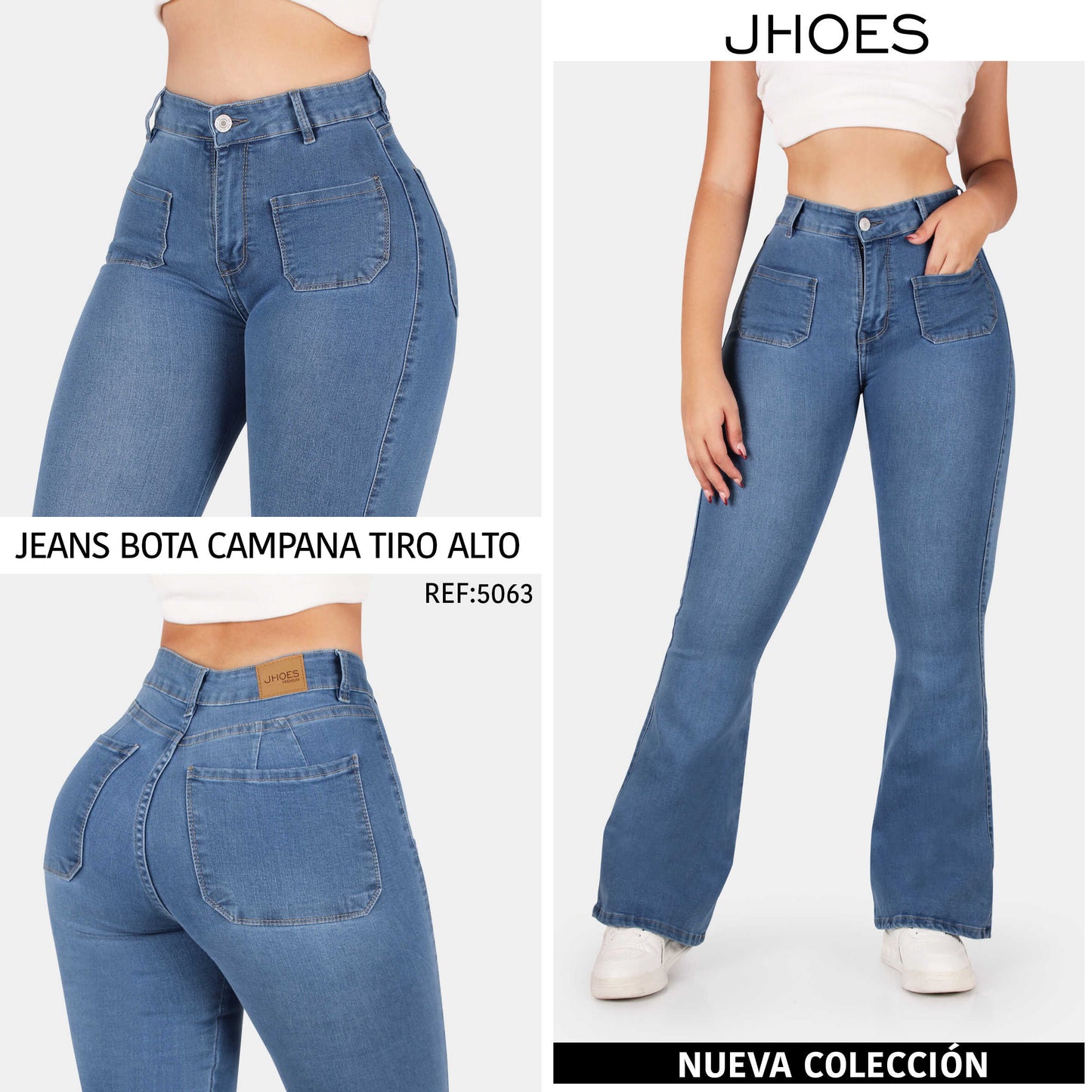 Jean Bota Ancha Strech Tiro alto, Ref 5063