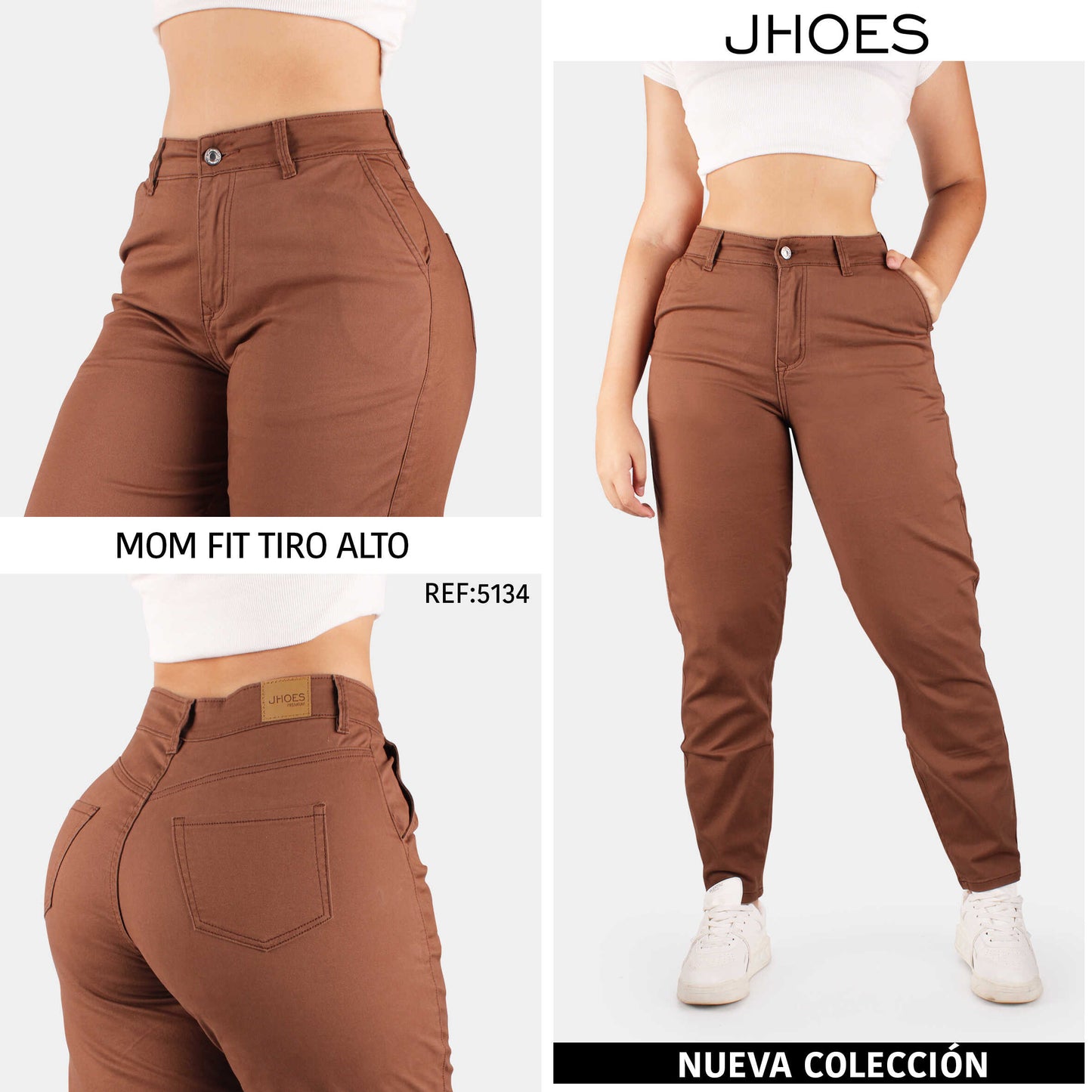 Mom Fit Strech Tiro alto, Ref 5134