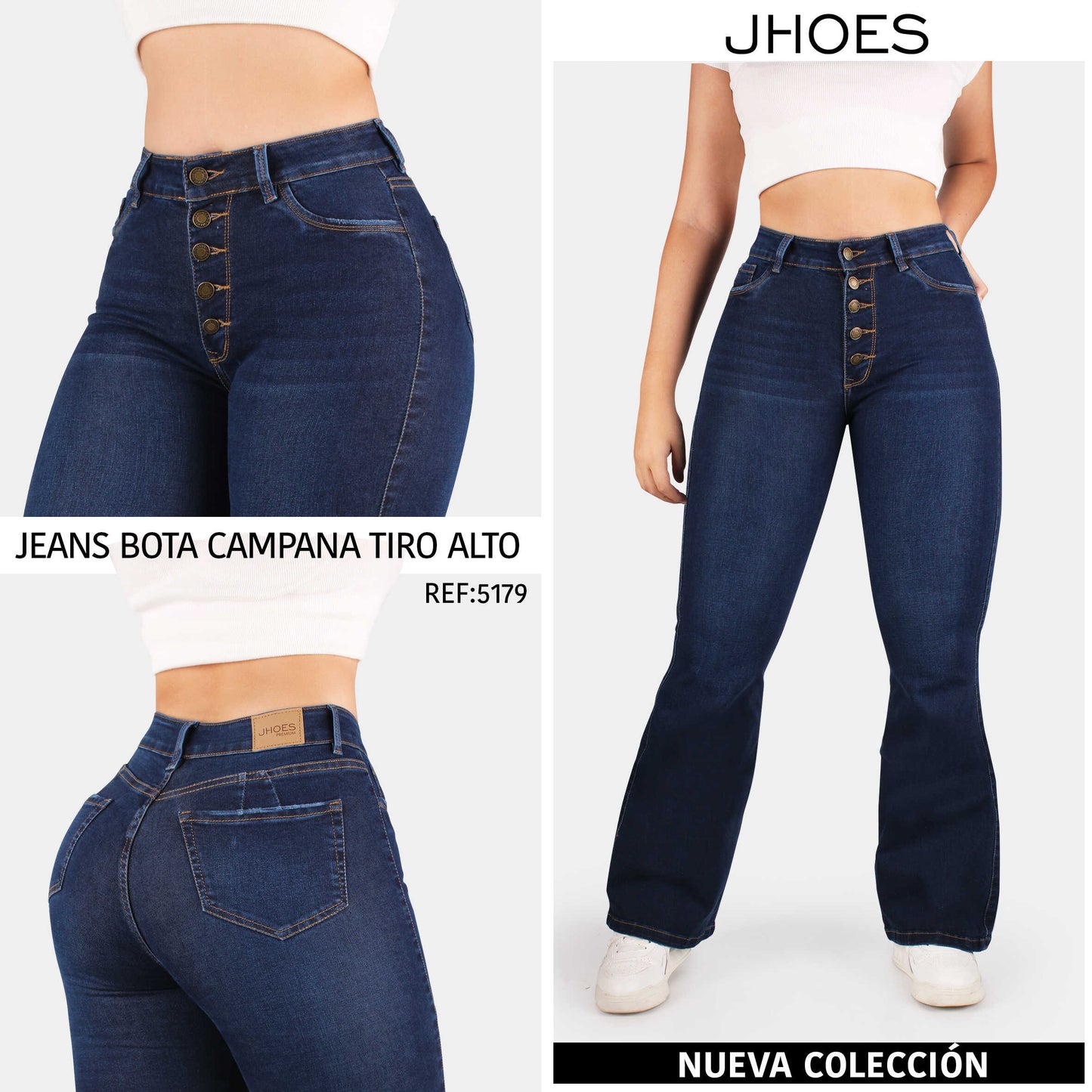 Jean Bota Ancha Strech Tiro alto, Ref 5179
