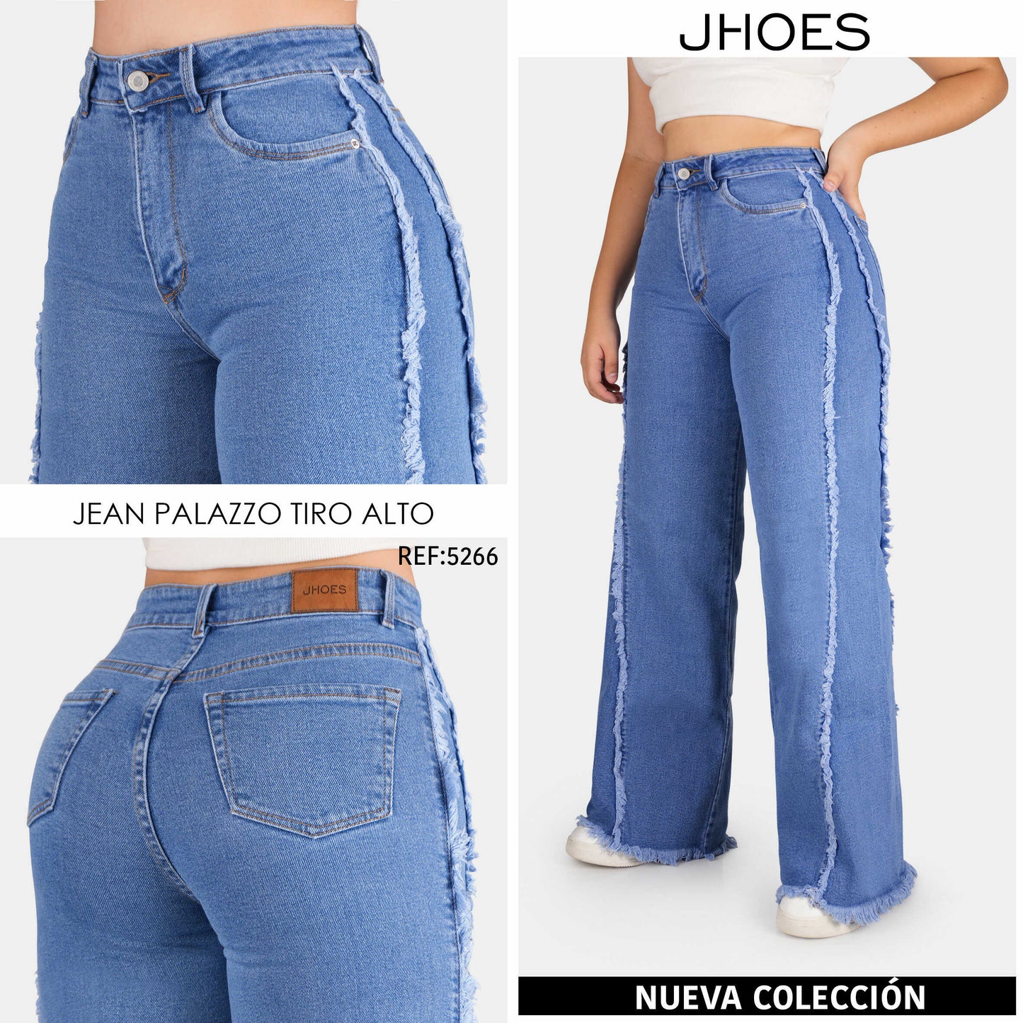 Jean Bota Recta Strech Tiro alto, Ref 5266