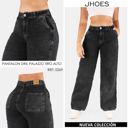 Dril Bota Recta Strech Tiro alto, Ref 5269