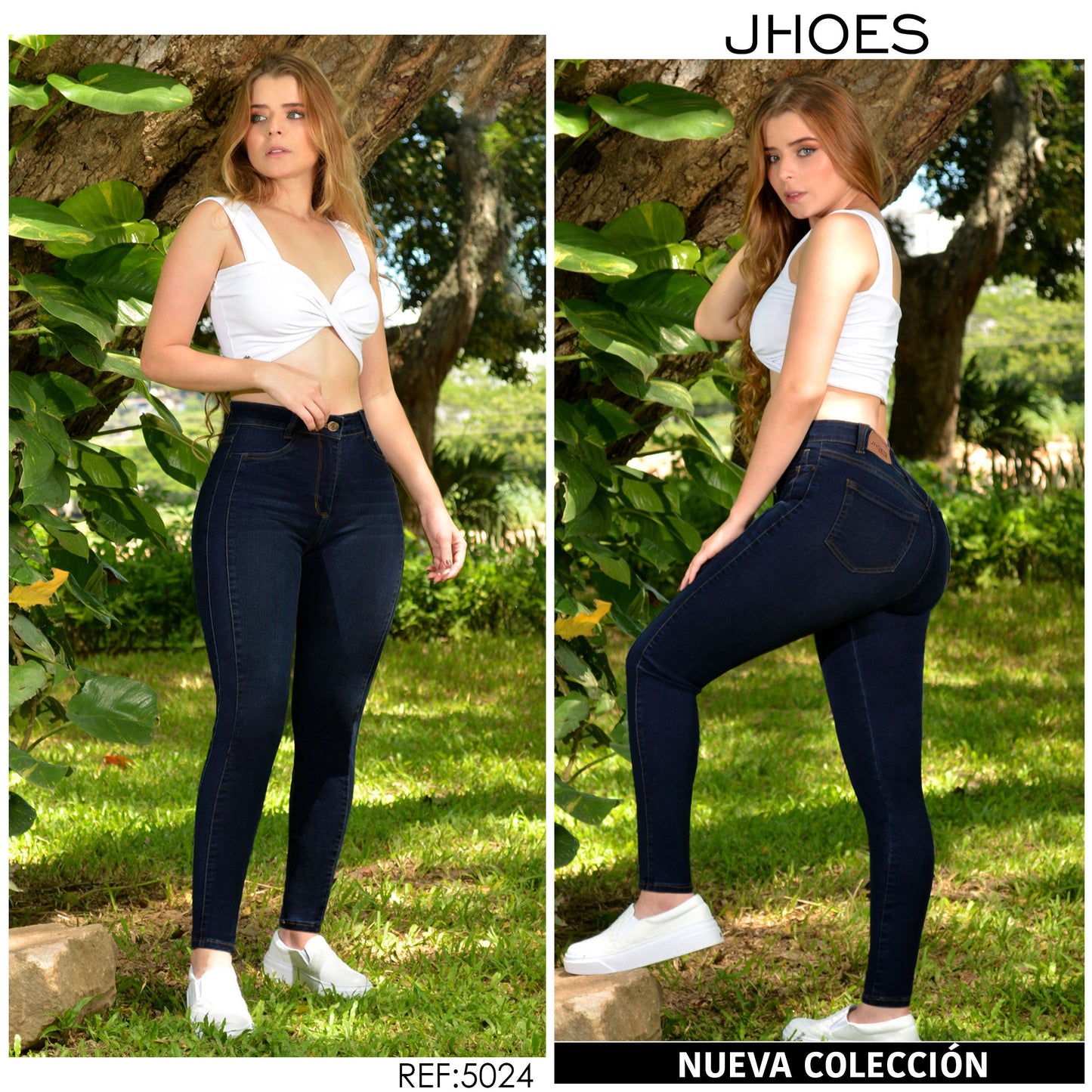 Jean Skinny Strech Tiro alto, Ref 5145