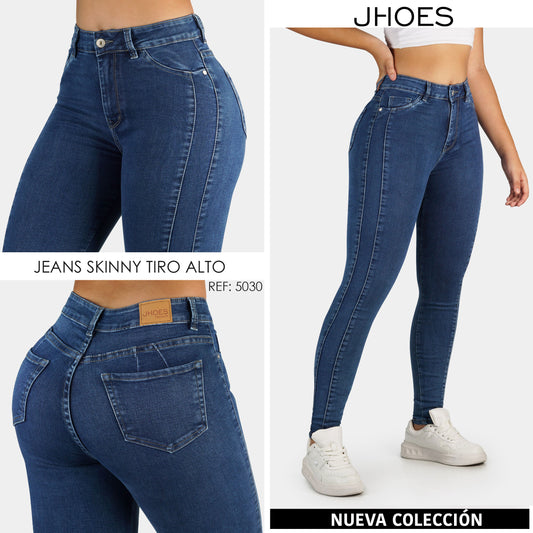 Jean Skinny Strech Tiro alto, Ref 5030