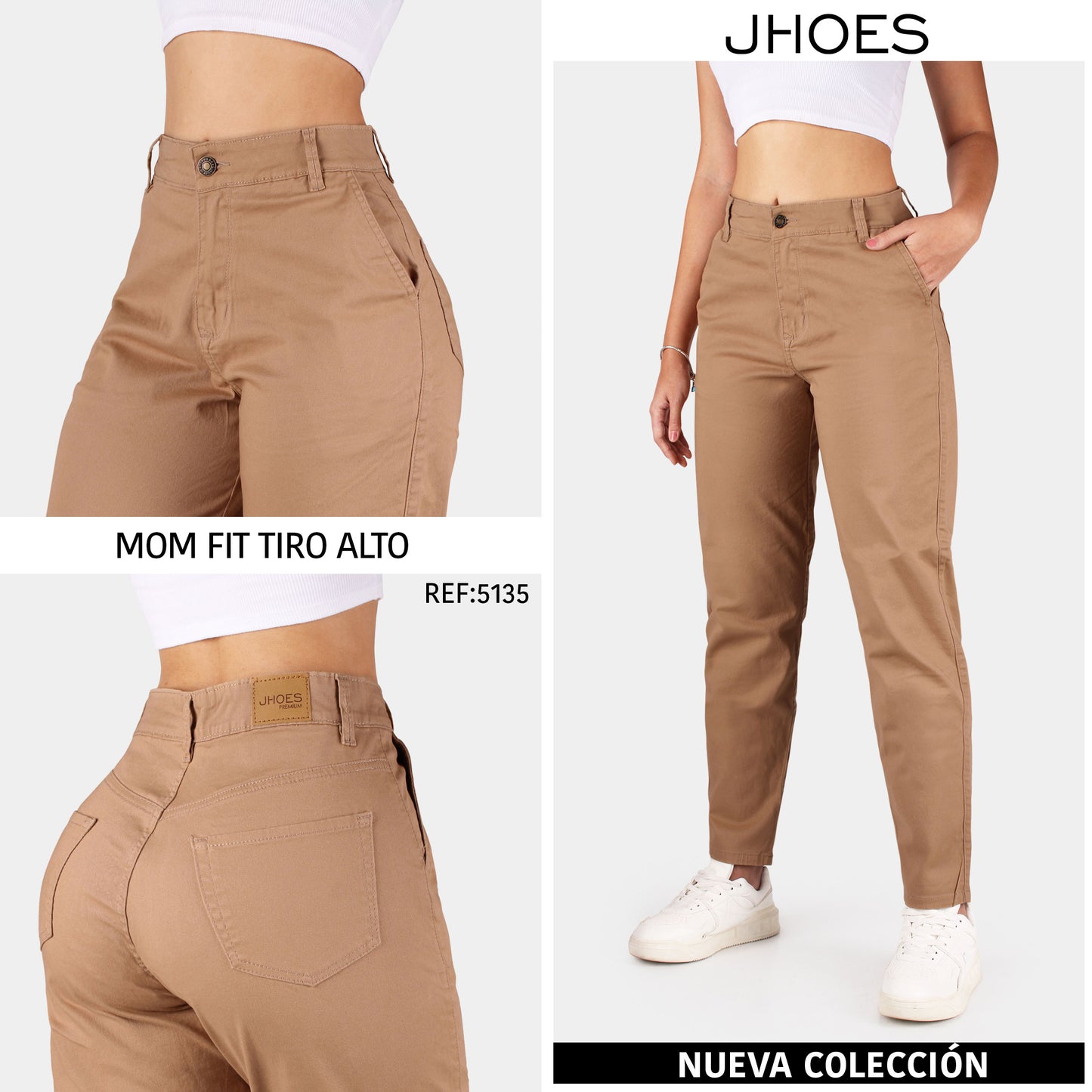 Mom Fit Strech Tiro alto, Ref 5215