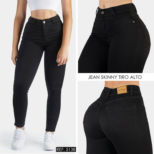 Jean Skinny Strech Tiro alto, Ref 5138