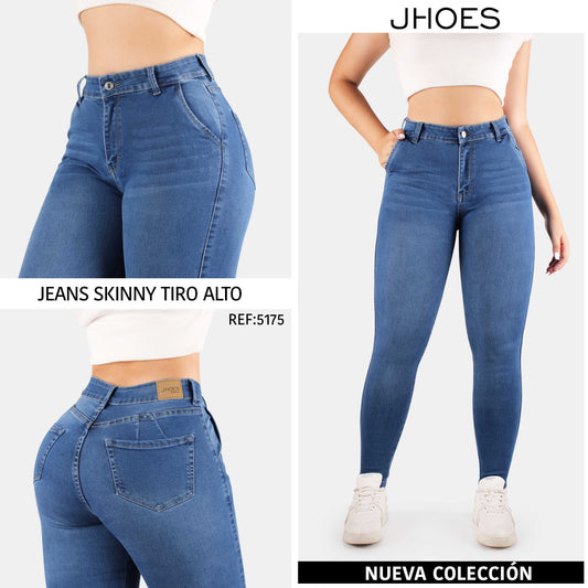 Jean Skinny Strech Tiro alto, Ref 5175