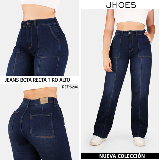 Jean Bota Recta Strech Tiro alto, Ref 5206