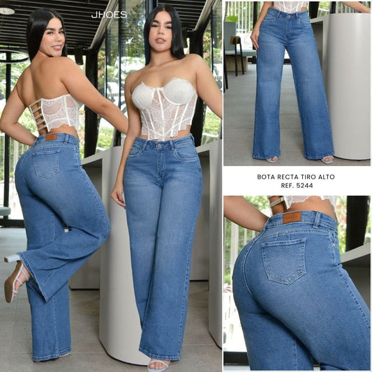 Jean Palazzo Semi Strech Tiro alto, Ref 5244