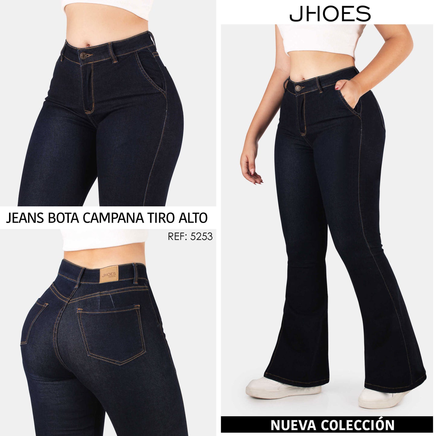 Jean Bota Ancha Strech Tiro alto, Ref 5253