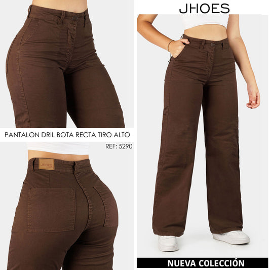 Dril Bota Recta Strech Tiro alto, Ref 5290