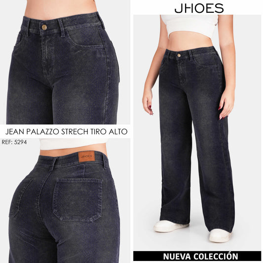 Jean Palazzo, tela gamuza, Tiro alto, Ref 5294